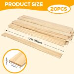 20-Piece Wooden Dowels