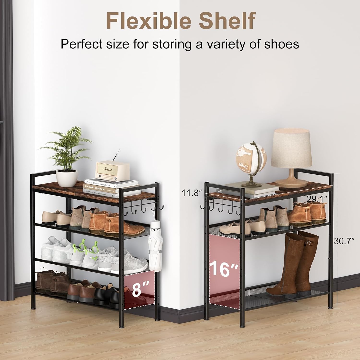Metal Tier Shoe - Hình 2