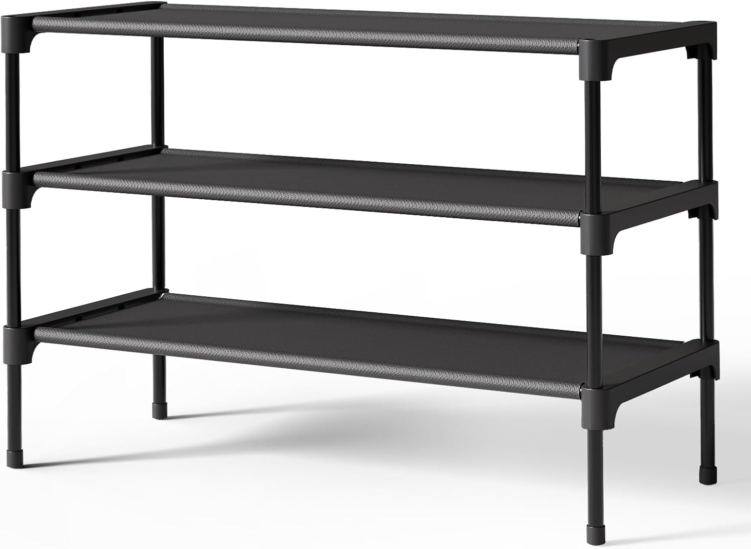 Black Stackable Non