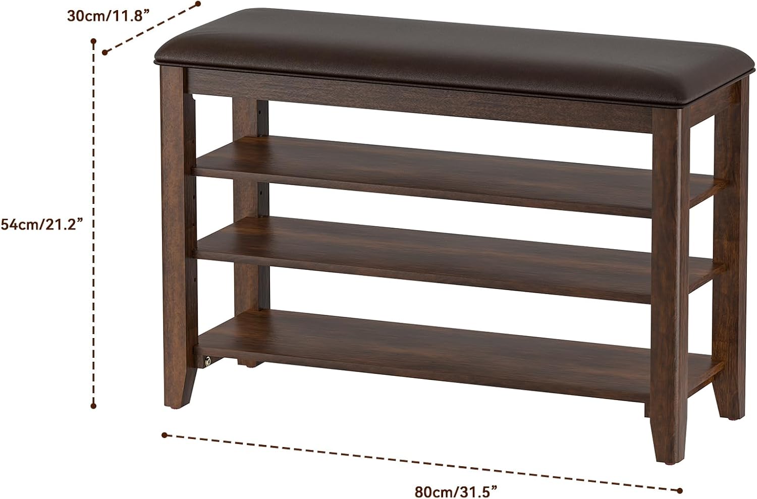 Wooden Shoe Bench - Hình 2
