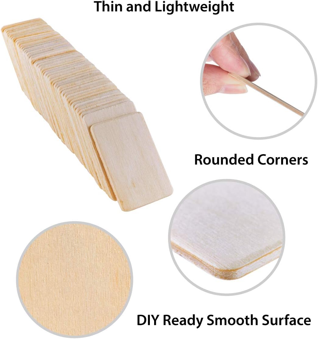 Wood Rectangle Blank Pieces - Image 7